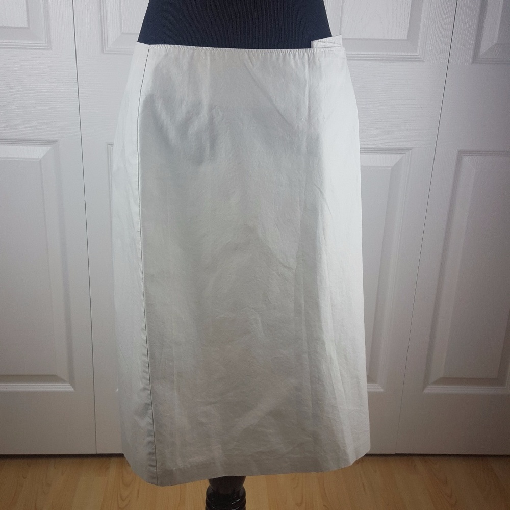 Ralph Lauren khaki cream skirt Size 10